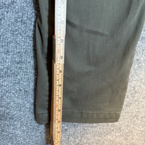 Lee Pants Mens 30x29 Green Extreme Comfort MVP Relaxed Fit Chinos Stretch - Picture 5 of 12